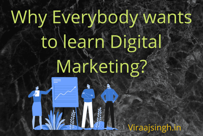 You are currently viewing Why Everybody wants to learn Digital Marketing?